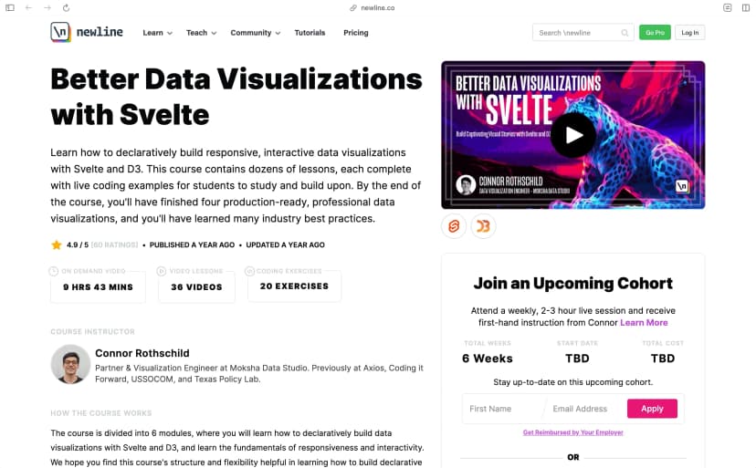 Project image for Better Data Visualizations with Svelte