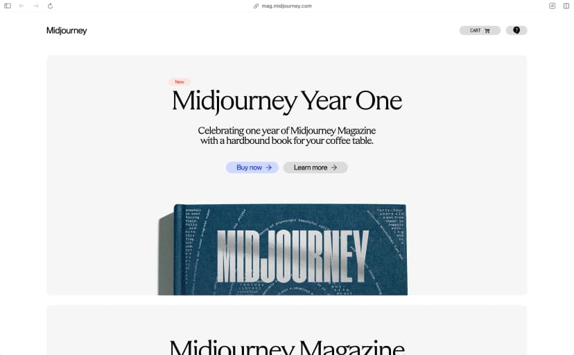 Project image for Midjourney Magazine