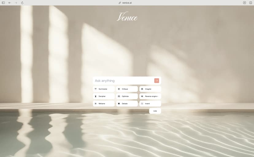 Project image for Venice AI