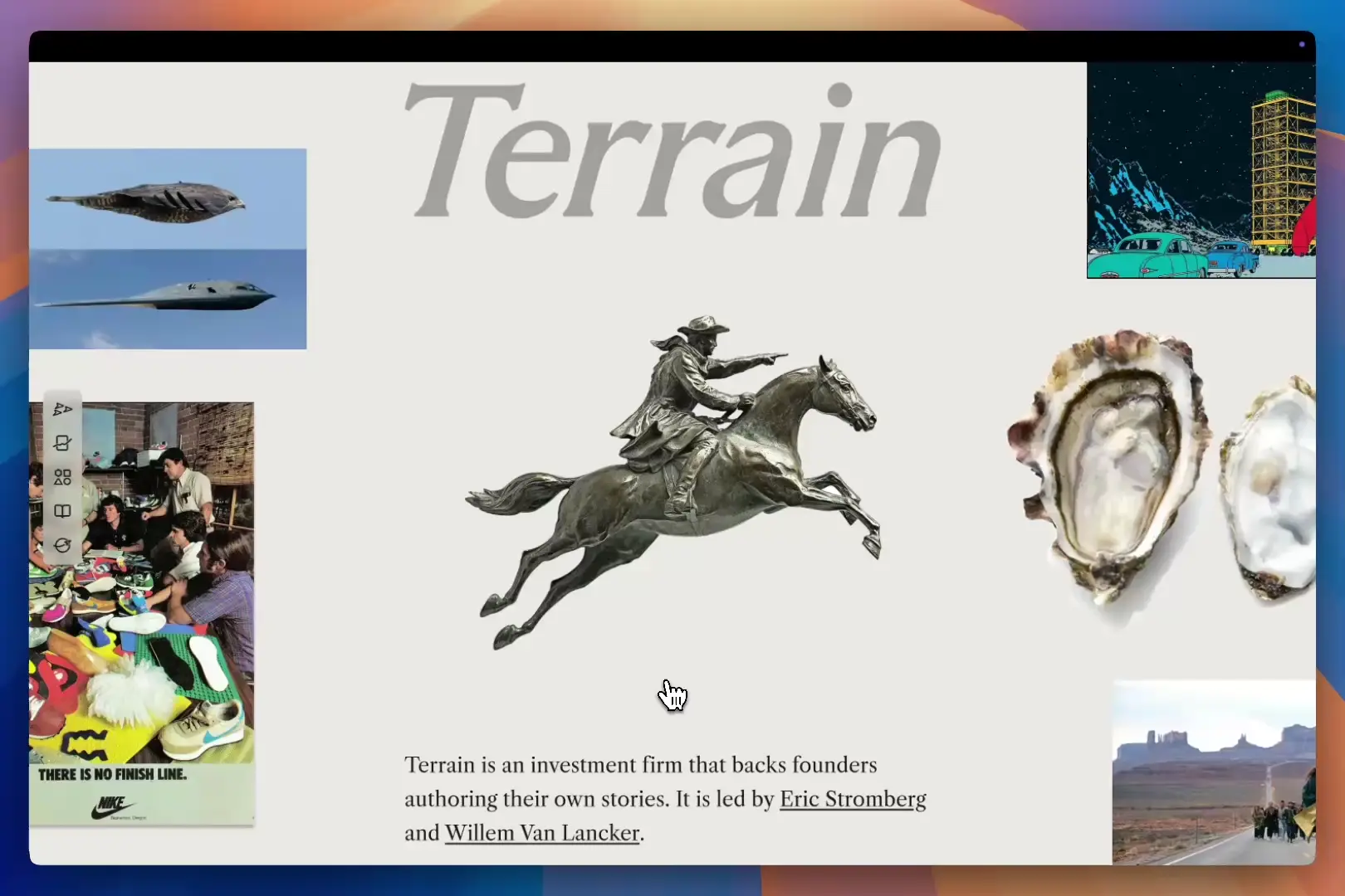 Terrain: About Page poster